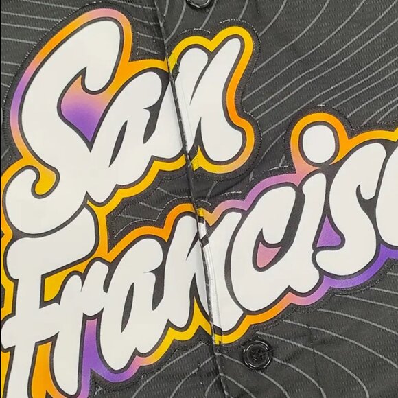 San Francisco Giants Jung Hoo Lee #51 City Connect Baseball Jersey Black - Picture 5 of 8